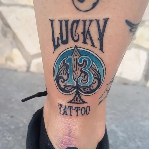 Lucky 13 Tattoo