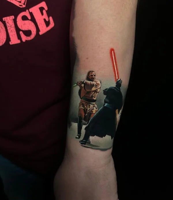 Star Wars Wrist Tattoo