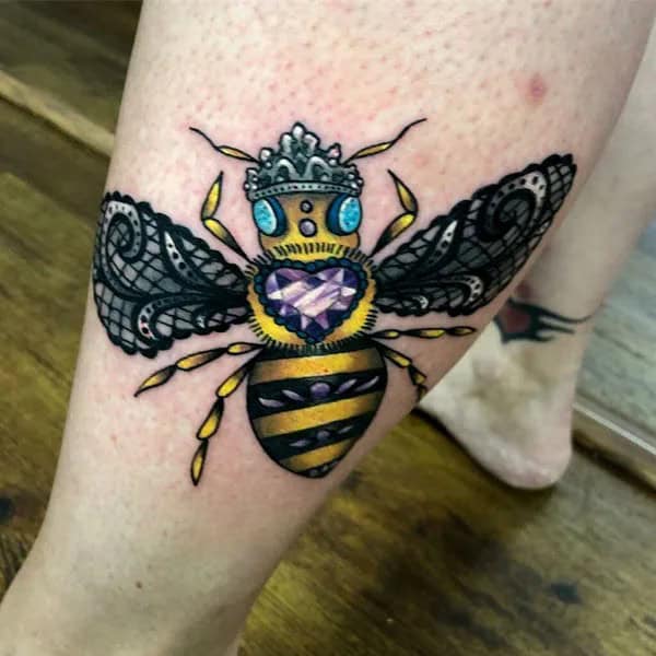 Queen Bee Tattoo