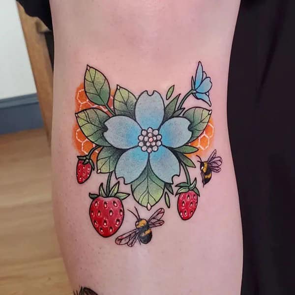 More Designs of Strawberry Tattoos To Check Out This Instant