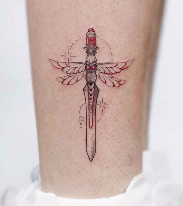 More Sublime Entries Of Dragonfly Tattoos