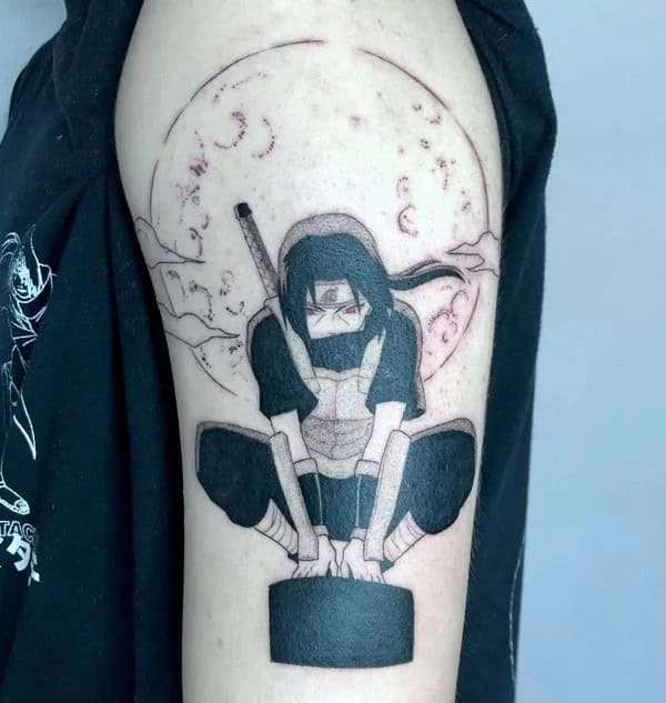 Itachi Hand Tattoo