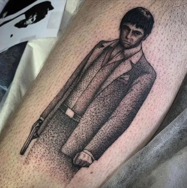 Al Pacino Scarface Tattoo