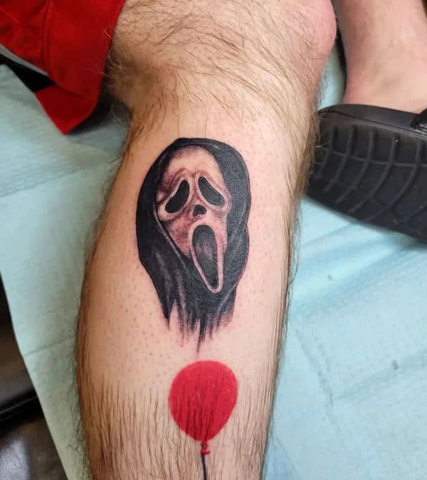 Scream Wrist Tattoo