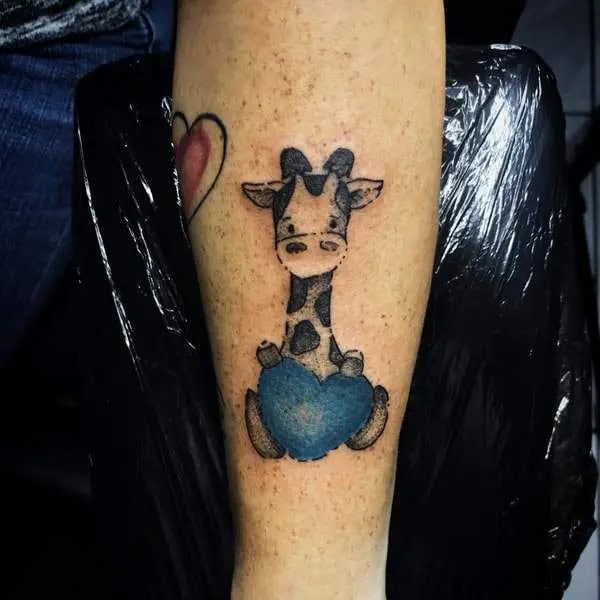 Cute Giraffe Tattoo