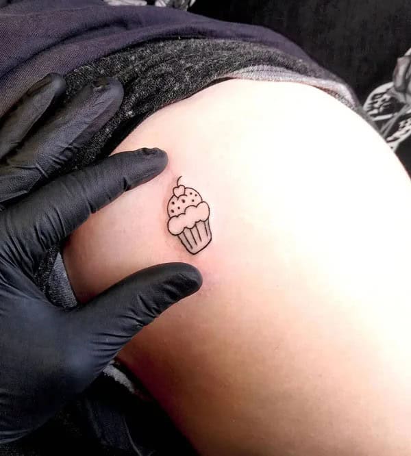 Bite Me Butt Tattoo