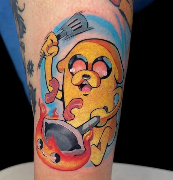 Sleeve Howl’s Moving Castle Tattoo