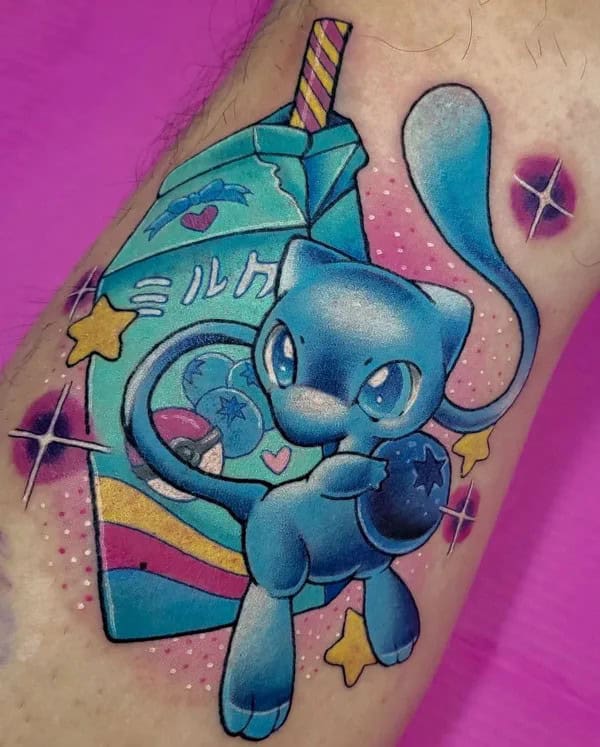 Glittery Pokemon Tattoo