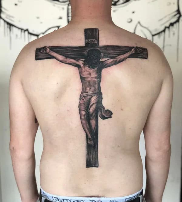 Jesus Cross Tattoo