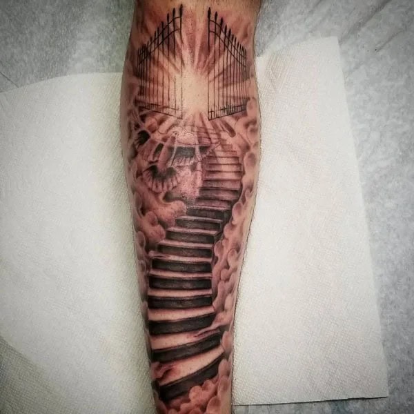 More Unique Stairway To Heaven Tattoo Ideas To Wear in 2024