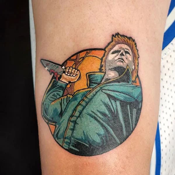 Michael Myers House Tattoo