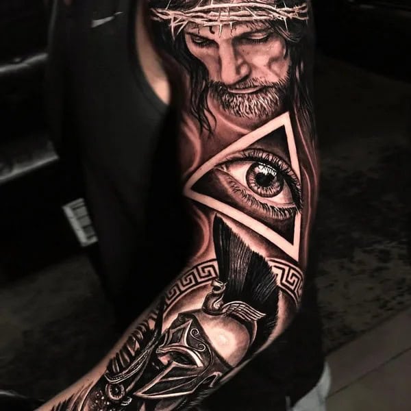 Christian Sleeve Tattoo