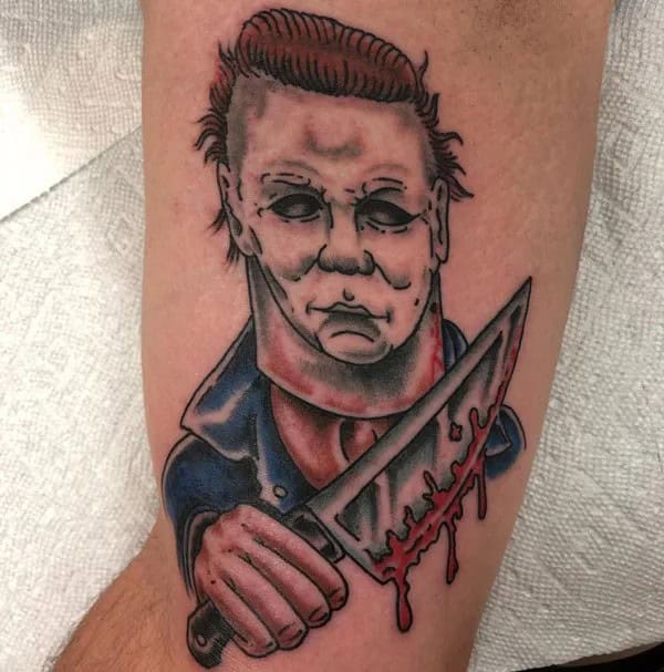 Michael Myers House Tattoo