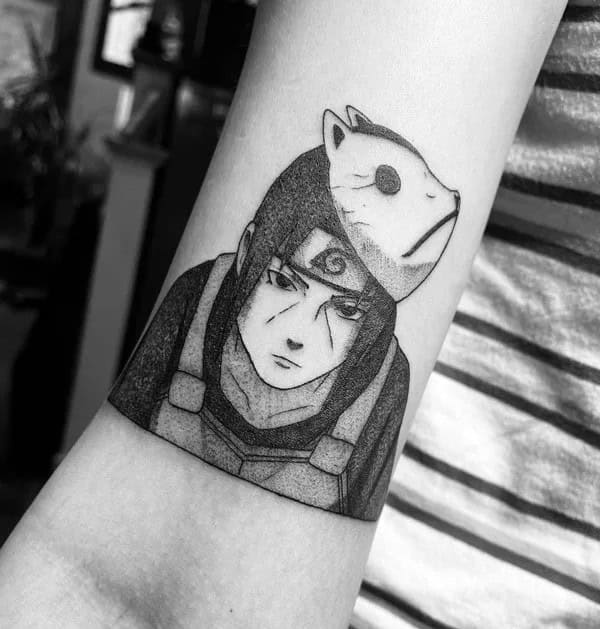 Itachi Hand Tattoo