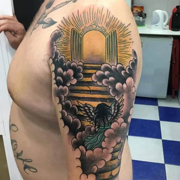 More Unique Stairway To Heaven Tattoo Ideas To Wear in 2024