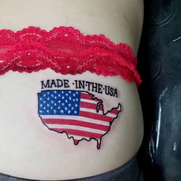 Bite Me Butt Tattoo