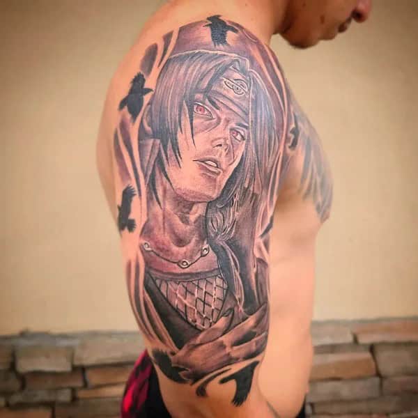 Itachi Hand Tattoo