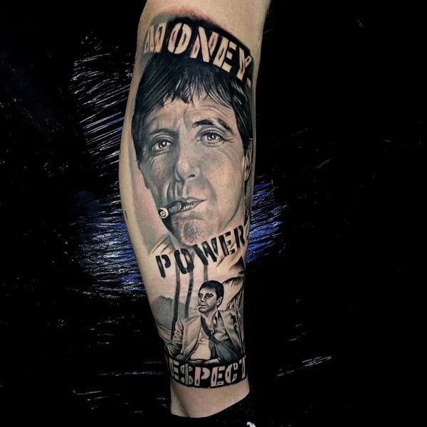 Al Pacino Scarface Tattoo