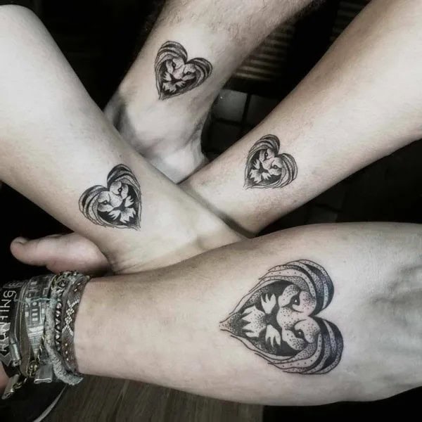 Siblings Lion Tattoo