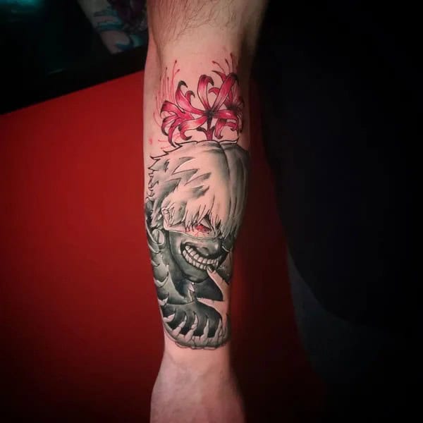 Tokyo Ghoul Spider Lily Tattoo