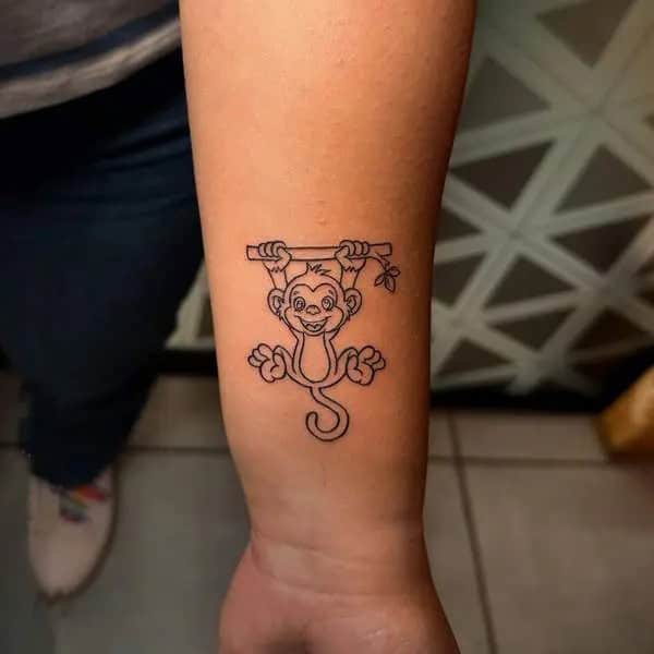 Crazy Monkey Tattoo