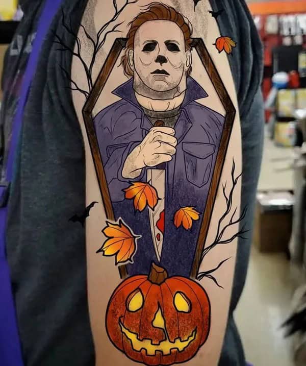 Michael Myers House Tattoo