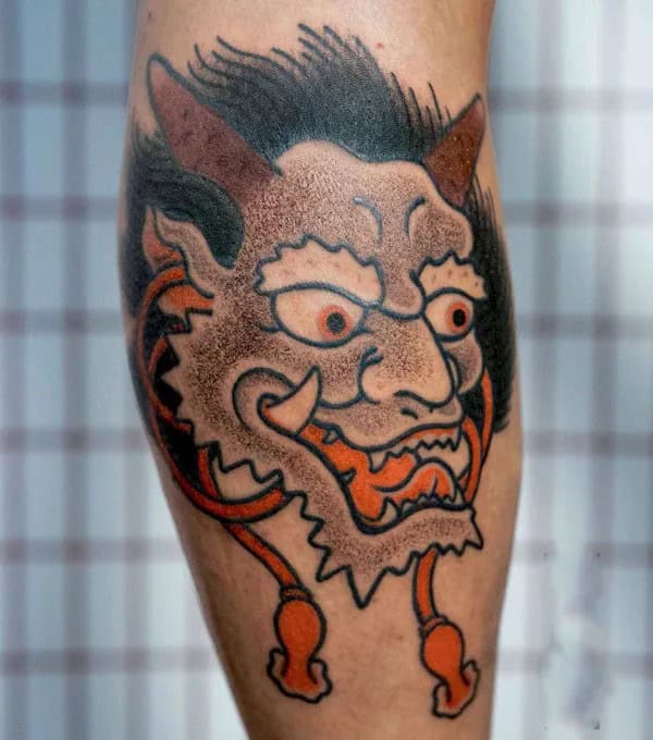 Traditional Oni Tattoo