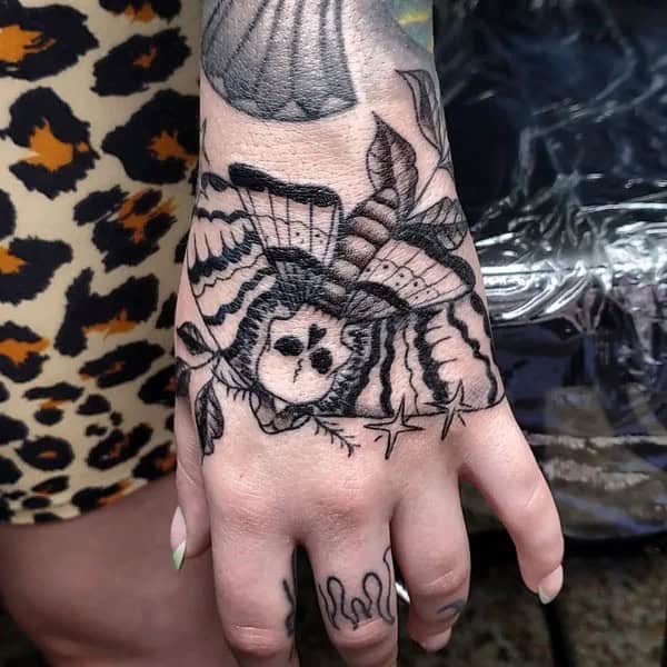 More Death Moth Tattoos That Can’t Be Ignored!