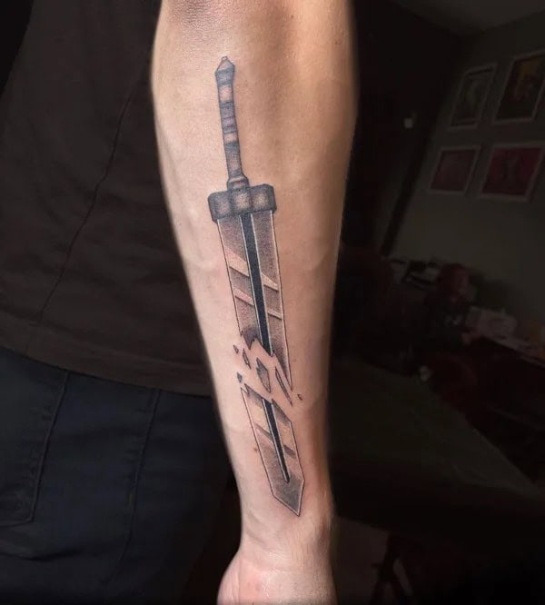 Guts’ Sword Tattoo