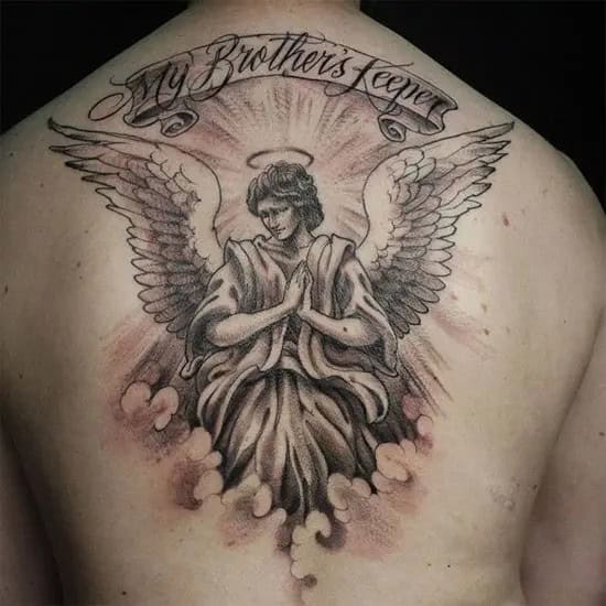 Angel RIP Tattoo for Brothers