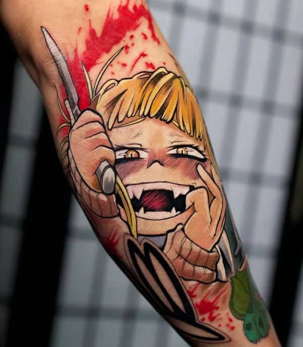 Anime Foot Tattoo