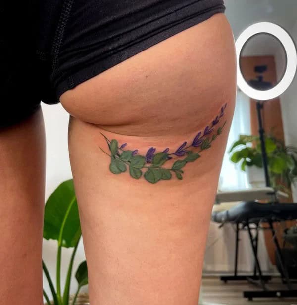 Bite Me Butt Tattoo