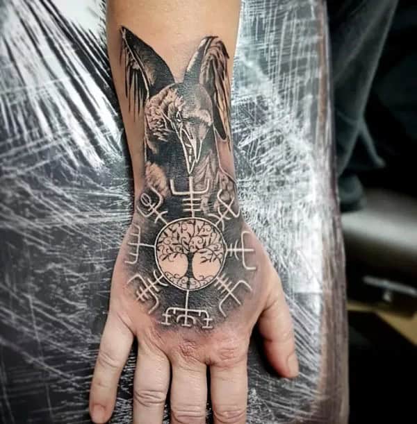 Viking Hand Tattoo