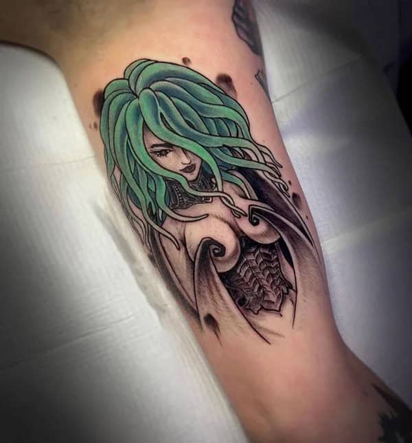 Anime Foot Tattoo