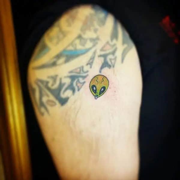 Small Alien Tattoo