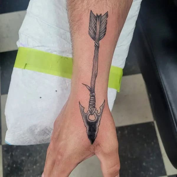 Viking Arrow Tattoo