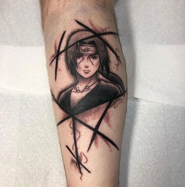 Itachi Hand Tattoo