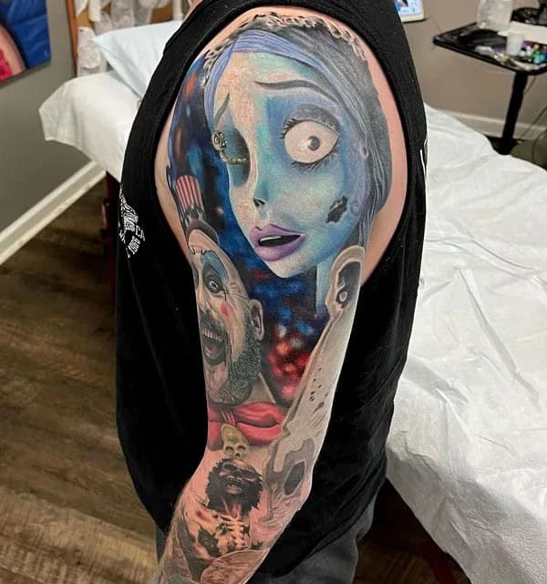 Old School Horror Tattoo