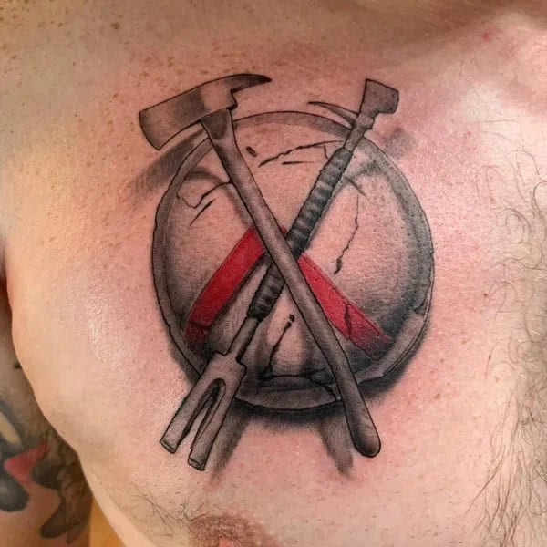 Spartan Shield Tattoo