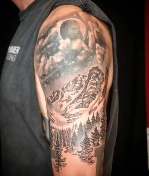 Colorado Mountain tattoo