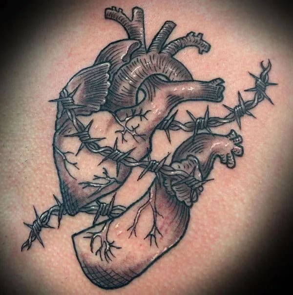 More Broken Heart Tattoos To Wear This Year