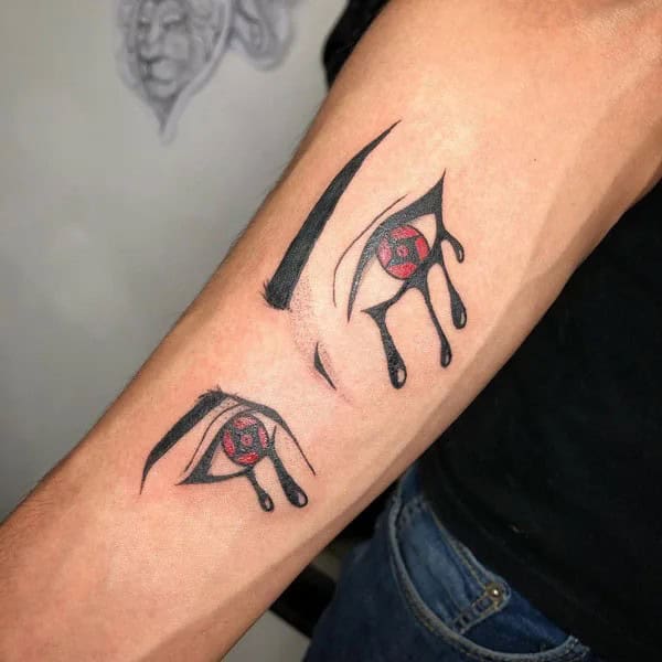 Madara Sharingan Tattoo