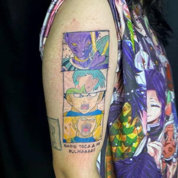 Anime Foot Tattoo