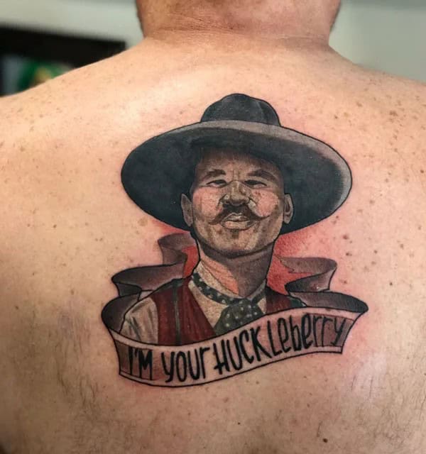 Doc Holliday Chest Tattoo