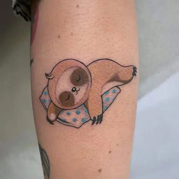 Baby Sloth Tattoo