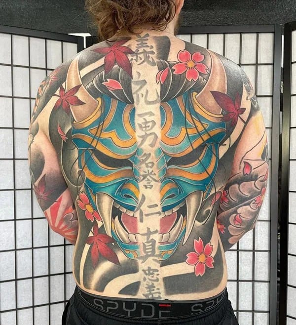 Japanese Patchwork Tattoo