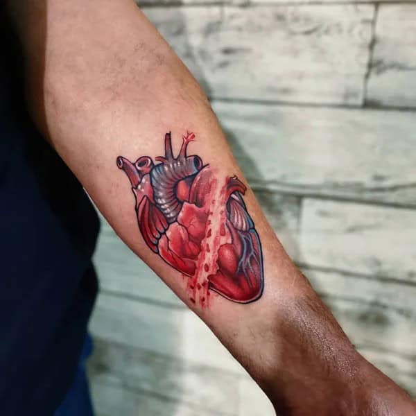 More Broken Heart Tattoos To Wear This Year