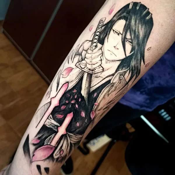 Anime Foot Tattoo