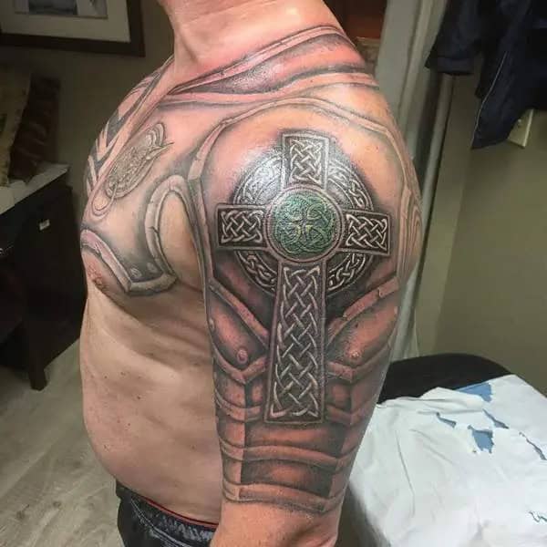 Irish Celtic Cross Tattoo