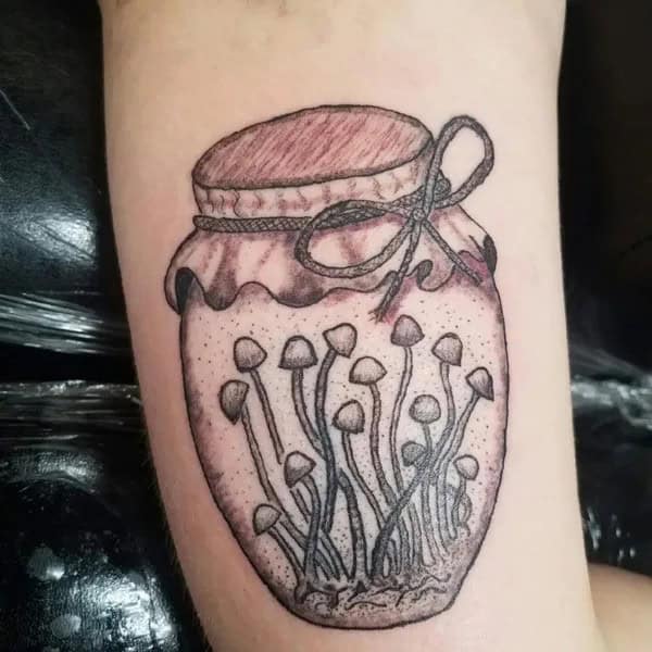 Psychedelic Mushroom Tattoo